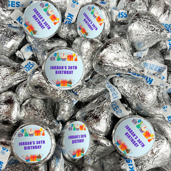 Personalized Birthday Hershey's Kisses - 108 Pieces