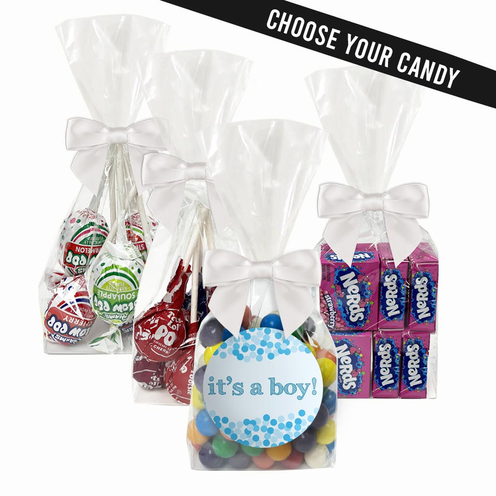 "It's A Boy!" - Baby Shower Personalized Candy Favors - 12 Pack