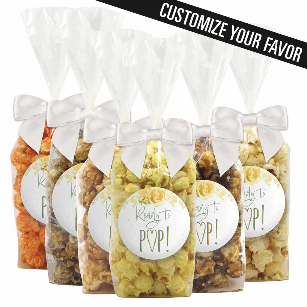 "Ready To Pop" - Baby Shower Popcorn Favors - 12 Pack