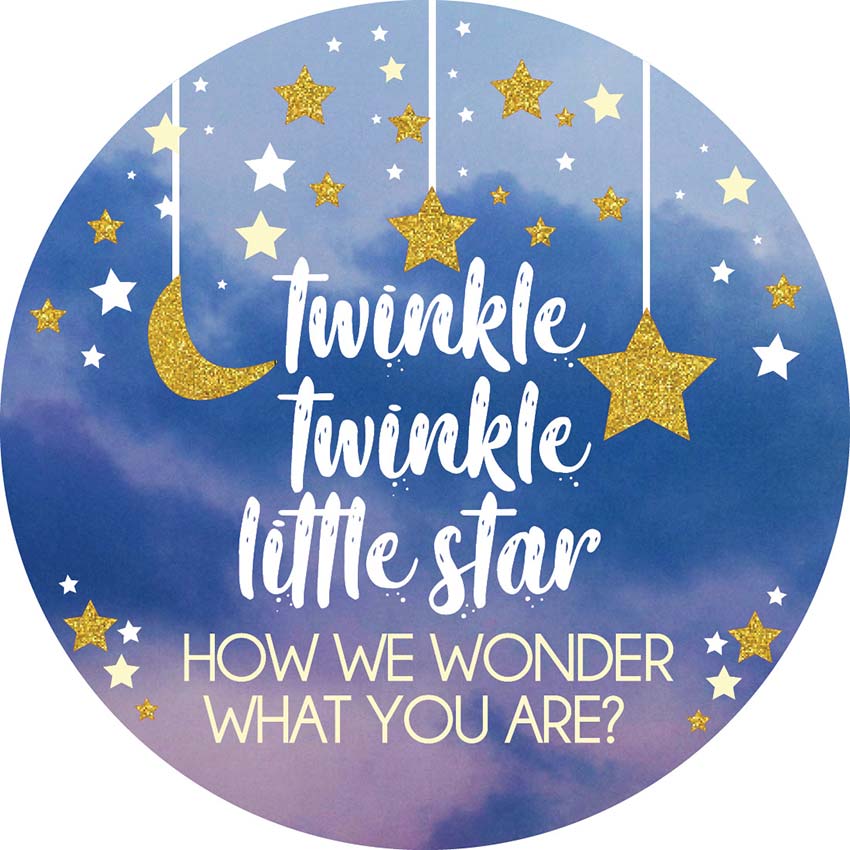 Twinkle Twinkle Little Star, How We Wonder What You Are? - Gender Reveal  Baby Shower Popcorn Favors