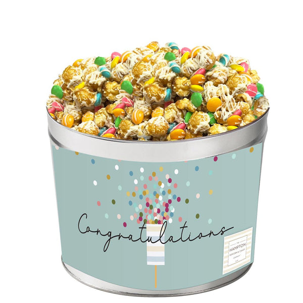 Pastel Candy Crunch Popcorn Tin