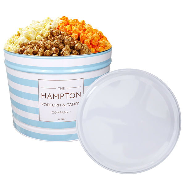 3 Flavor Hampton Classic: 2 Gallon Popcorn Tin
