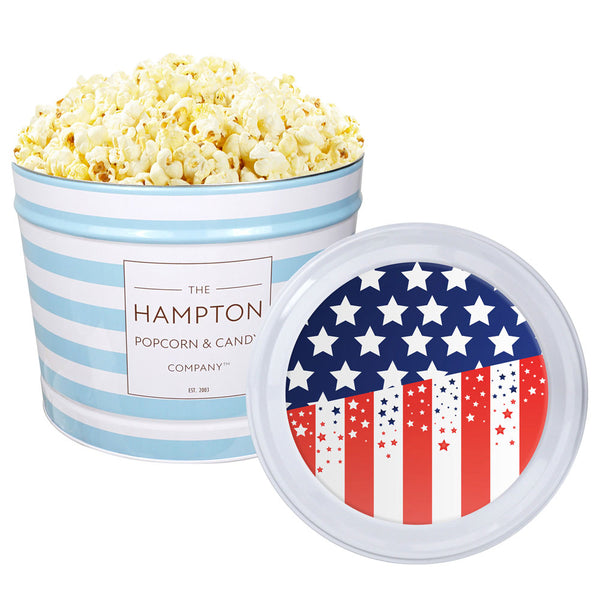 Butter Popcorn: 2 Gallon Popcorn Tin