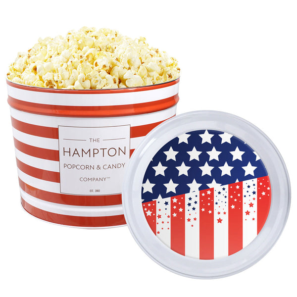 Butter Popcorn: 2 Gallon Popcorn Tin