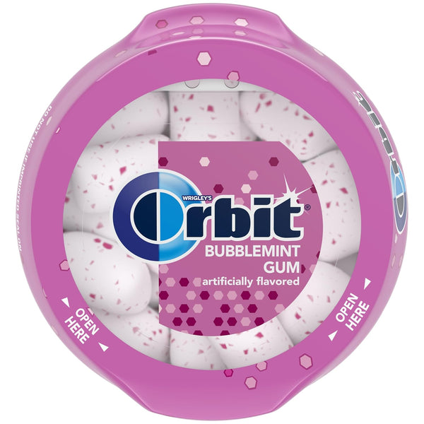 Orbit Gum Bubblemint, 55 Piece Bottle