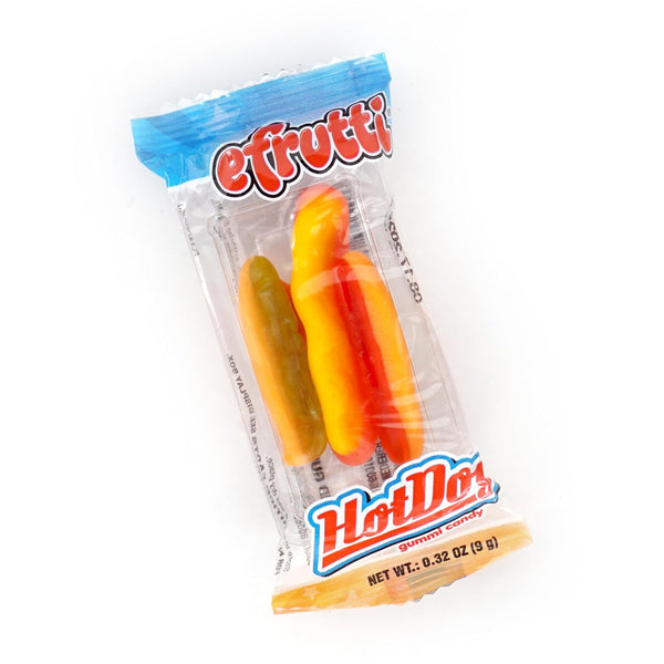 efrutti Gummi Hot Dogs, 60 Pieces Display Box