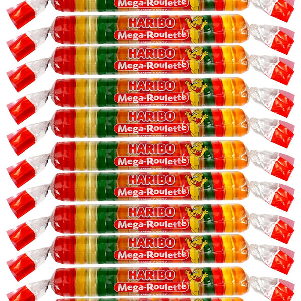 Mega-Roulette Gummi Candy, 1.58 oz Box (Pack of 24)