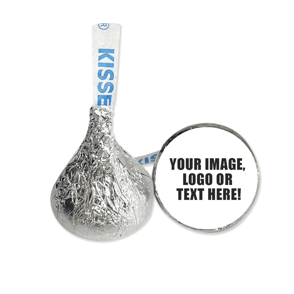 Add Your Photo, Design, Logo Personalized Hershey's Kisses - 108 Pieces