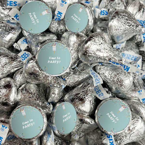 Personalized Party Popper Hershey's Kisses - 108 Pieces