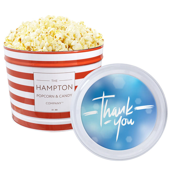 Butter Popcorn: 2 Gallon Popcorn Tin