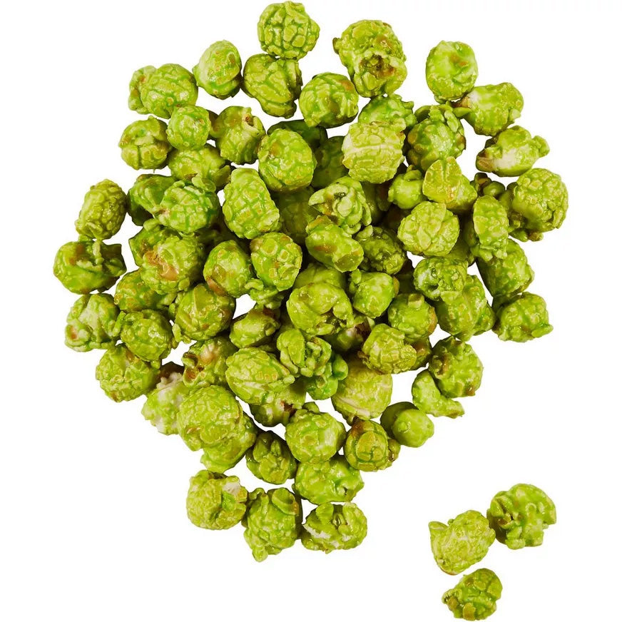 Green Popcorn Bucket with Scoop, 20 Ounce, Green Apple Flavored Popcor