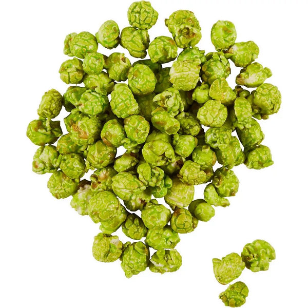 Green Popcorn Bucket with Scoop, 20 Ounce, Green Apple Flavored Popcorn