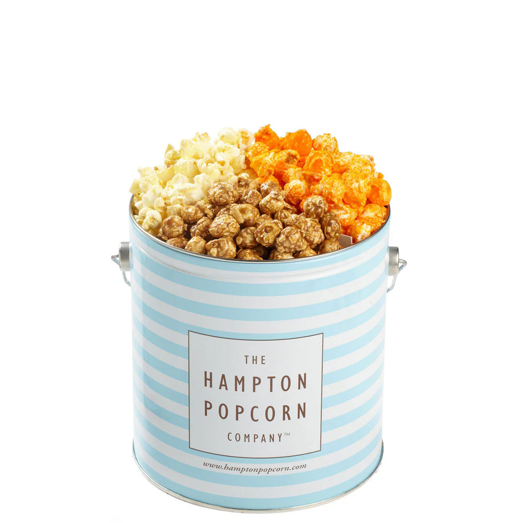 3 Flavor Hampton Classic: 1 Gallon Popcorn Tin