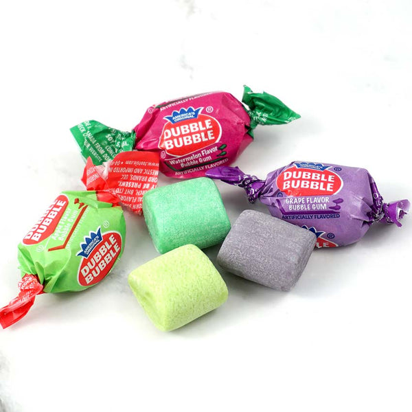 Dubble Bubble Assorted Fruit Flavored Gum Bulk Bag