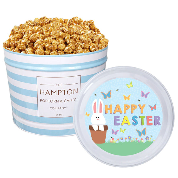 Caramel Popcorn: 2 Gallon Popcorn Tin