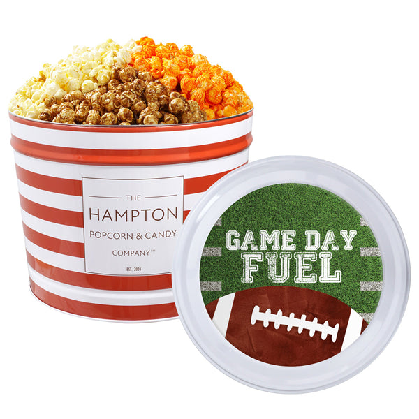 3 Flavor Hampton Classic: 2 Gallon Popcorn Tin