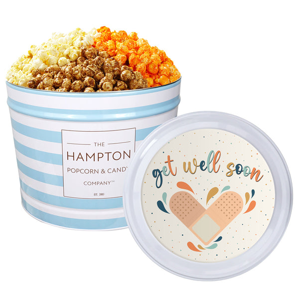 3 Flavor Hampton Classic: 2 Gallon Popcorn Tin