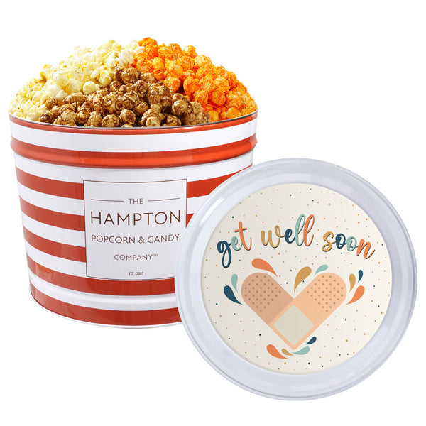 3 Flavor Hampton Classic: 2 Gallon Popcorn Tin