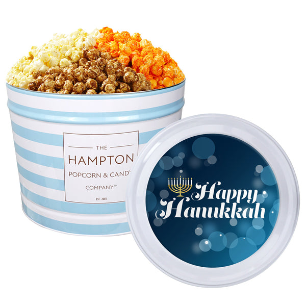 3 Flavor Hampton Classic: 2 Gallon Popcorn Tin
