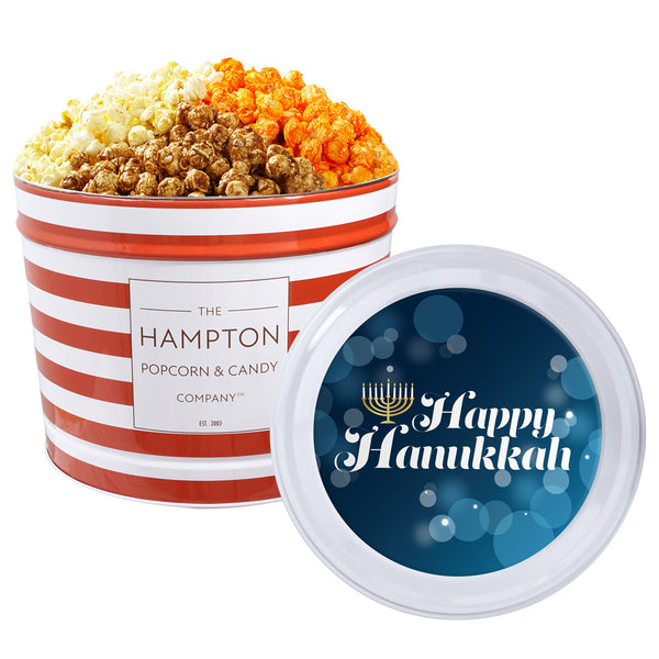 3 Flavor Hampton Classic: 2 Gallon Popcorn Tin