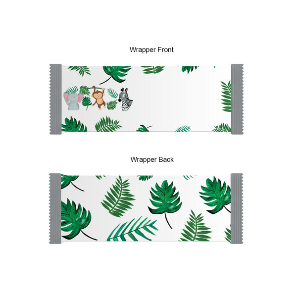 Personalized Jungle Animals Hershey's Candy Chocolate Bars - 12 Pack
