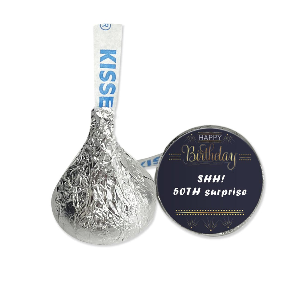 Personalized Happy Birthday Hershey's Kisses - 108 Pieces