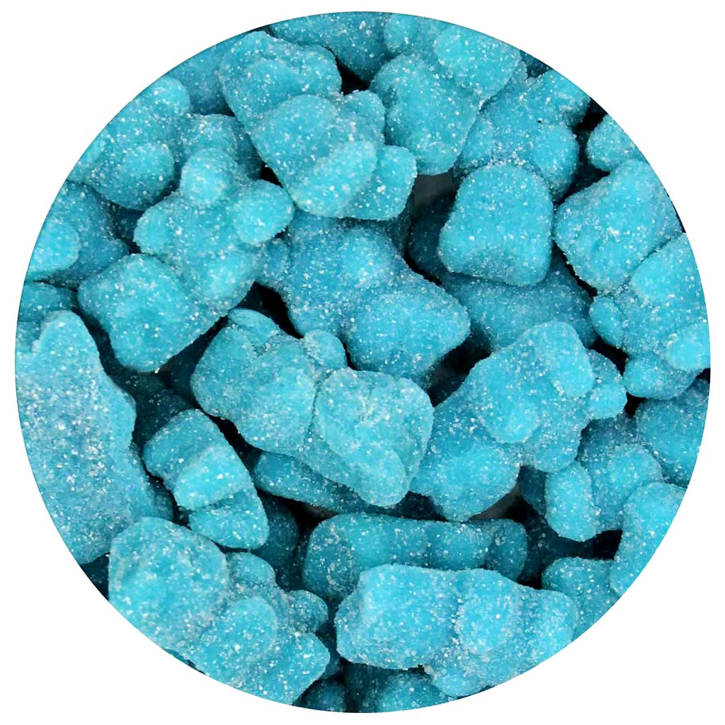 Blueberry Sugared Light Blue Gummy Bears 2.2 lb. Bulk Bag