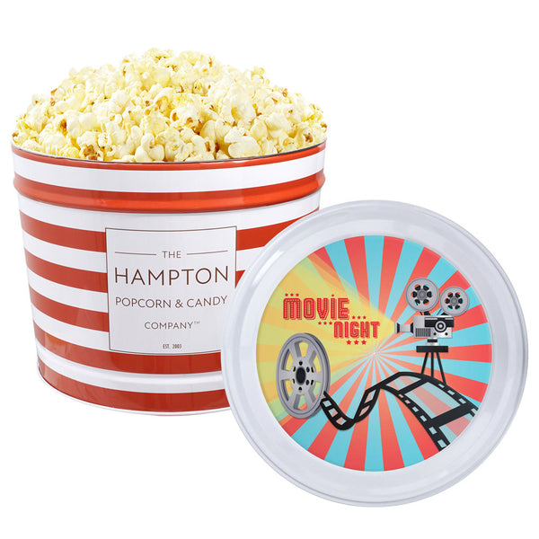 Butter Popcorn: 2 Gallon Popcorn Tin