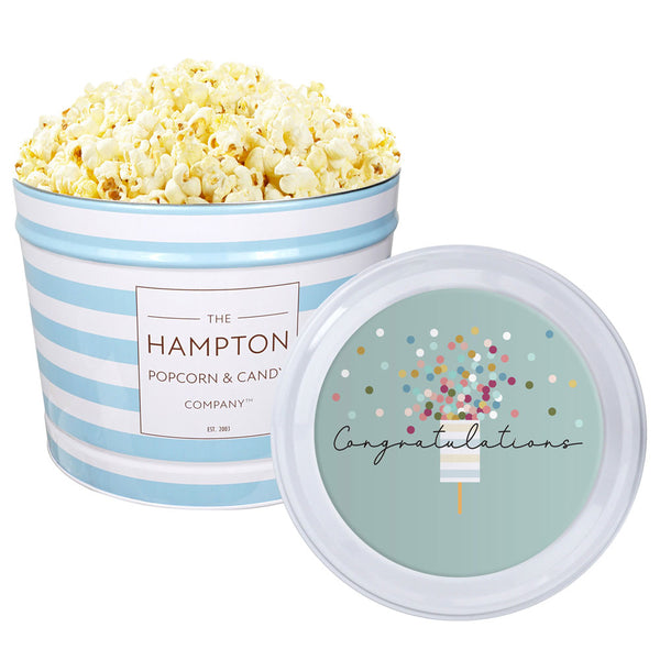 Butter Popcorn: 2 Gallon Popcorn Tin