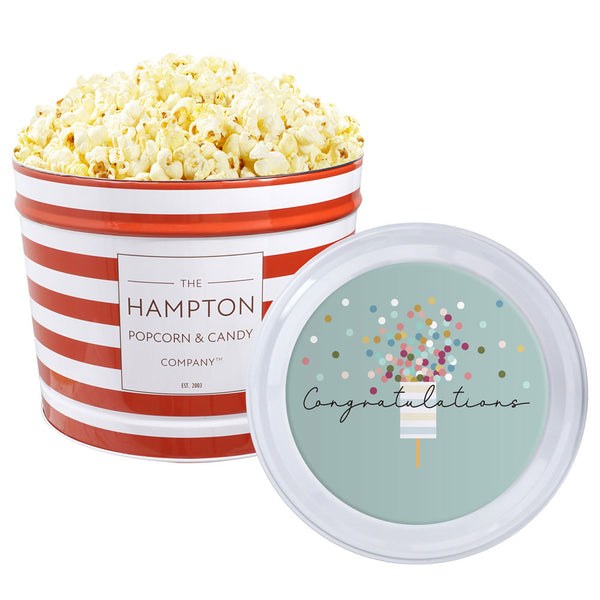 Butter Popcorn: 2 Gallon Popcorn Tin