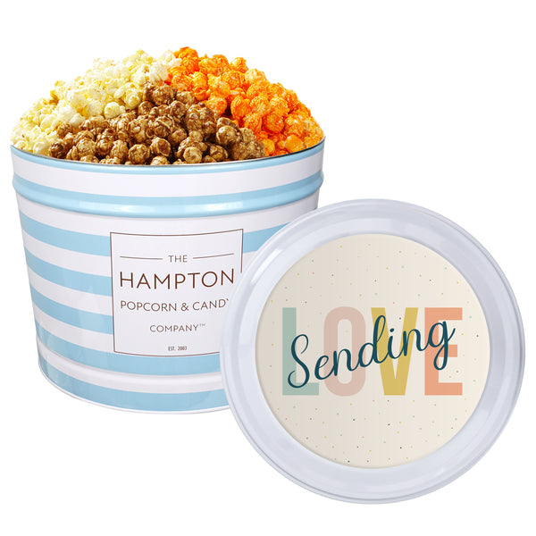 3 Flavor Hampton Classic: 2 Gallon Popcorn Tin