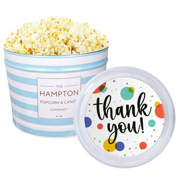 Butter Popcorn: 2 Gallon Popcorn Tin
