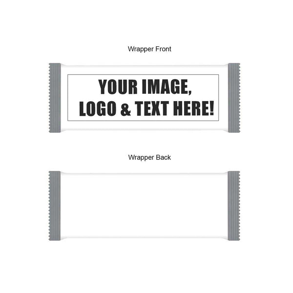 Add Your Photo, Design, Logo & Text Personalized Hershey's Candy Chocolate Bars - 12 Pack