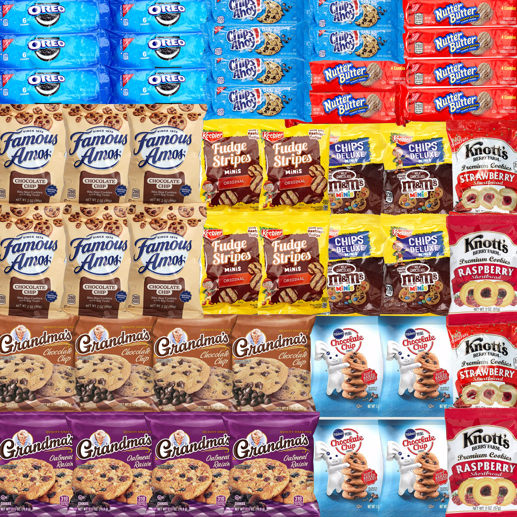 Assorted Cookies Variety Pack, 48 Pack
