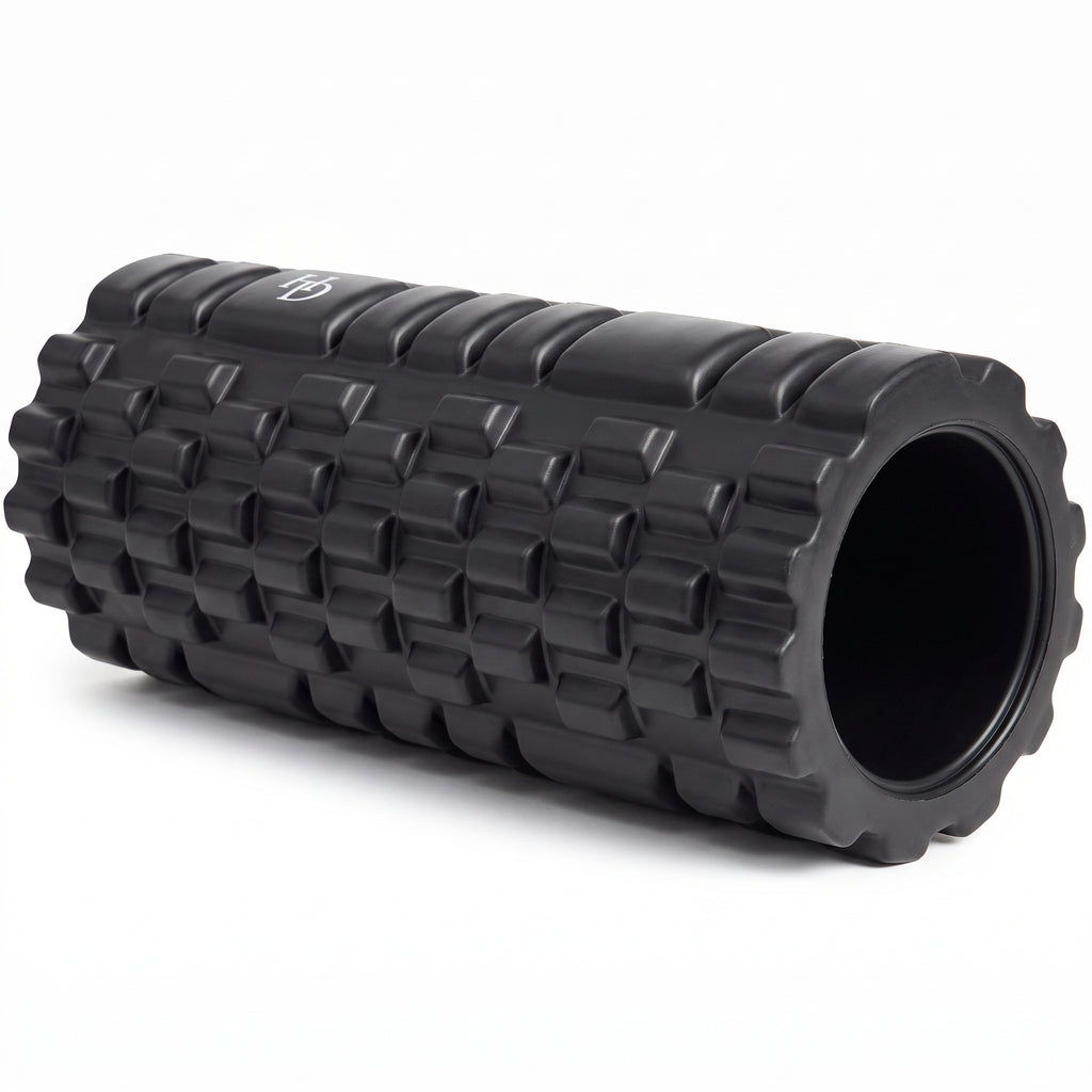Medium Density Foam Roller for Deep Tissue Massage - Black