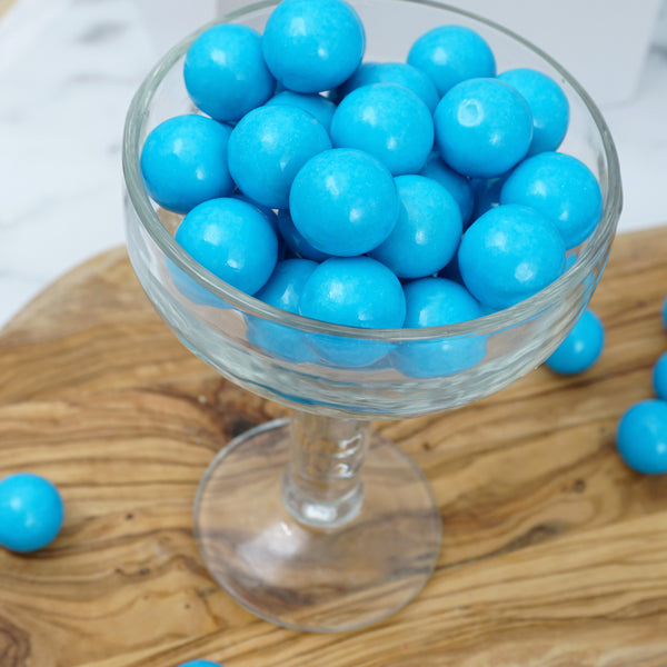 Blue Gumballs 1 Inch, 2 Pound Bulk Bag