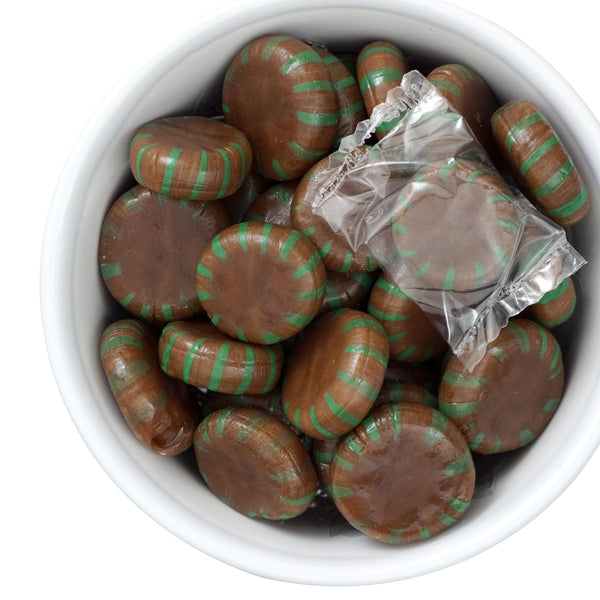Chocolate Starlight Mints Hard Candy Bulk Bag