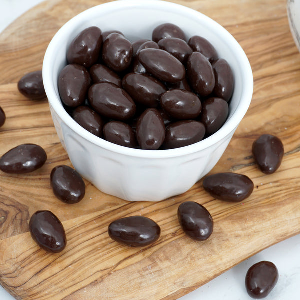 Dark Chocolate Covered Almonds, 2 Pound Bulk Bag