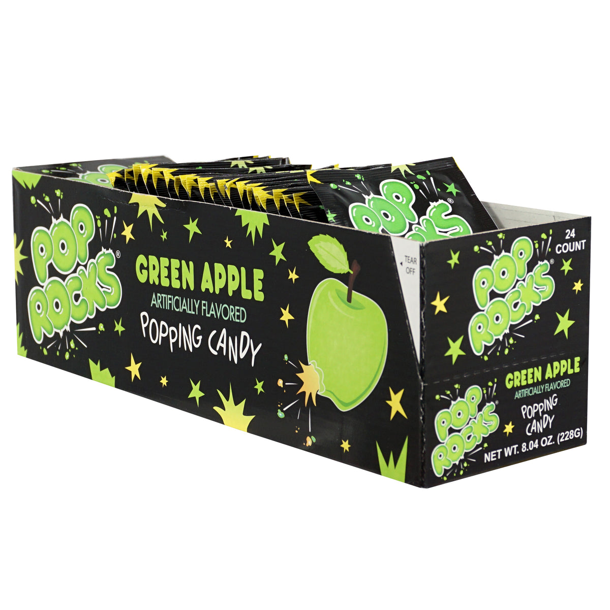 Pop Rocks Green Apple, 24 Pack