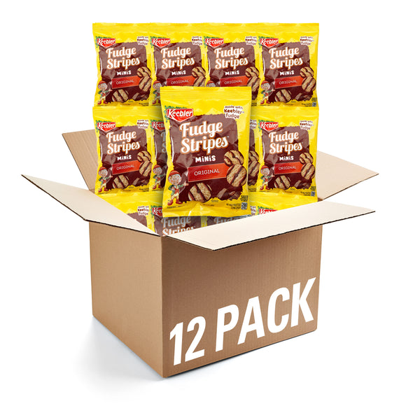 Keebler Fudge Stripes Minis, 12 Pack