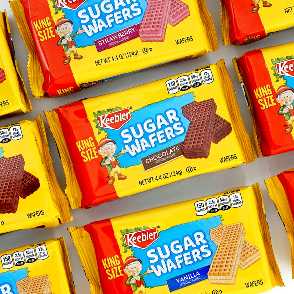 Keebler Sugar Wafers King Size, 9 Count Variety Pack