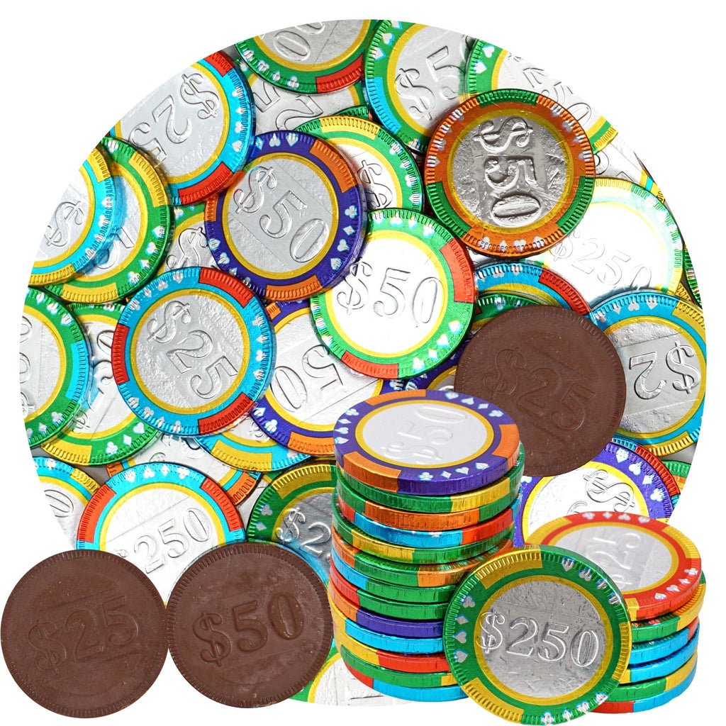 Milk Chocolate Casino Coins Bulk Bag