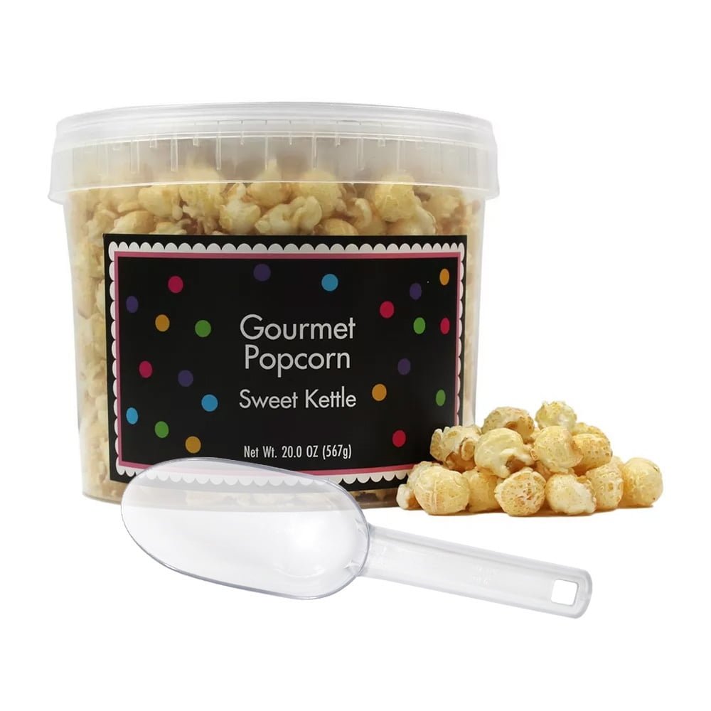 Sweet Kettle Popcorn Bucket with Scoop, 20 Ounce
