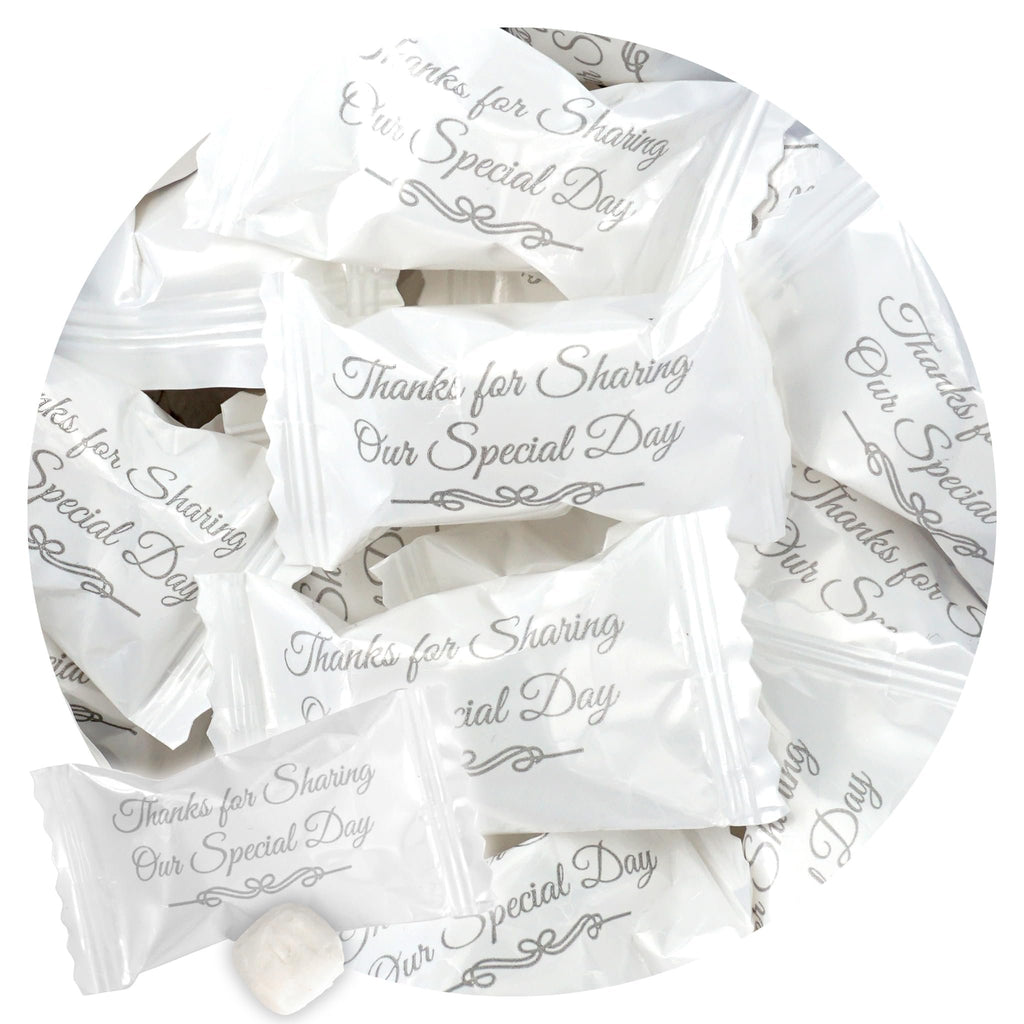 Thank You For Sharing Our Special Day Buttermints