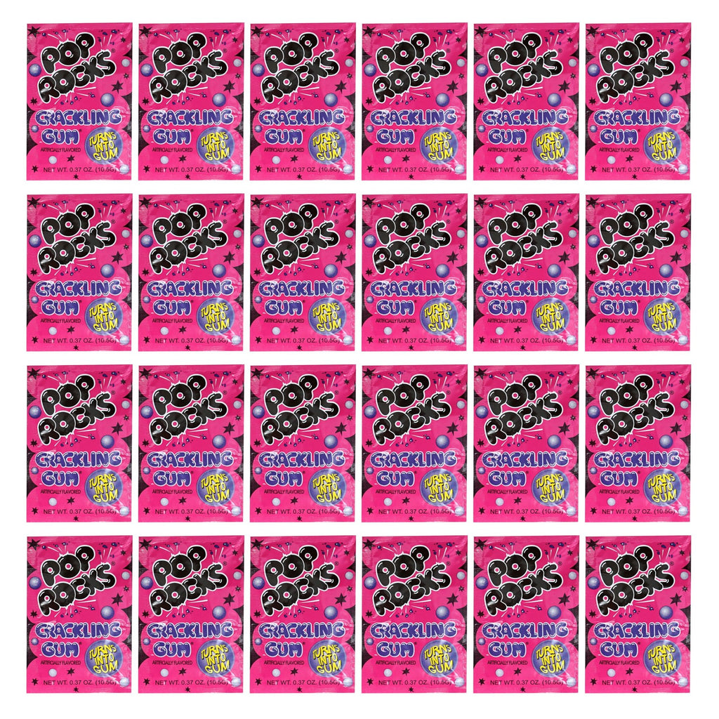 Pop Rocks Bubble Gum, 24 Pack
