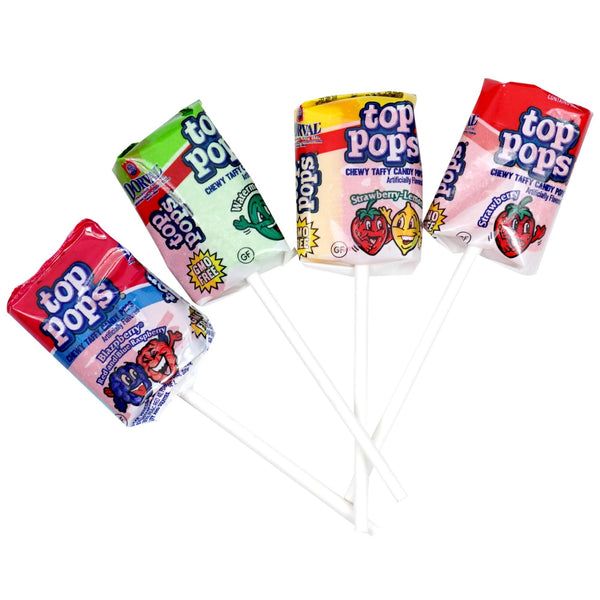 Top Pops Taffy Lollipops, 48 Pack