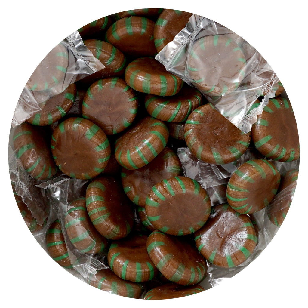Chocolate Starlight Mints Hard Candy Bulk Bag