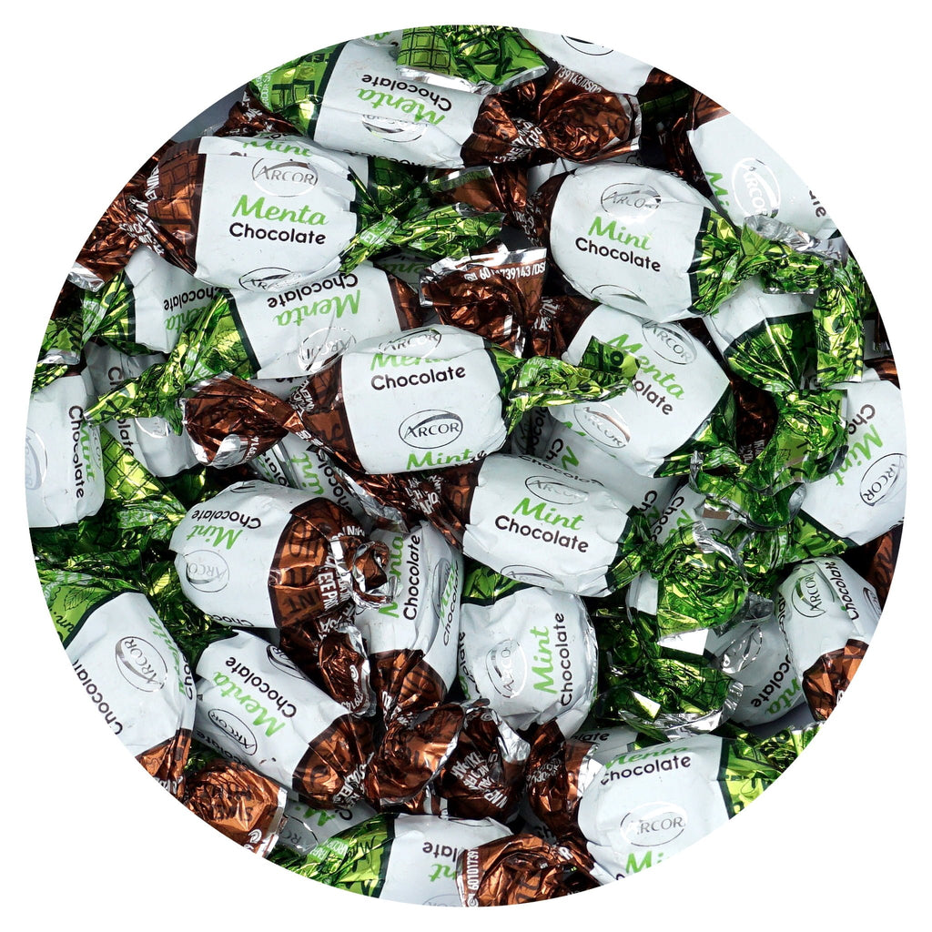 Chocolate Filled Mints Bulk Bag