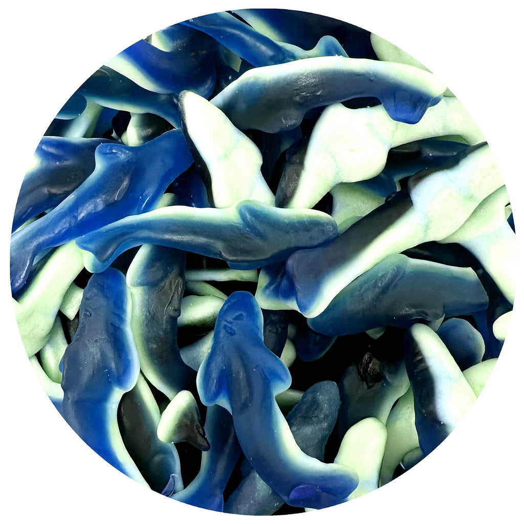 Blue Gummy Sharks Bulk Bag
