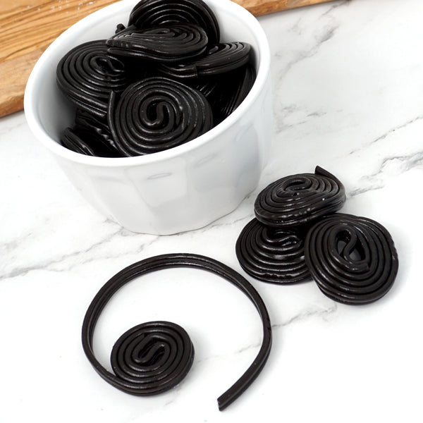 Broadway Black Licorice Wheels Bulk Bag